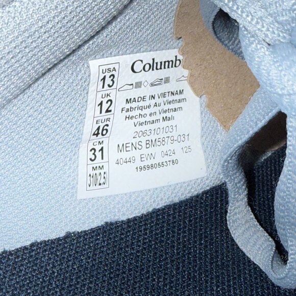 Columbia PFG Castback Men’s Shoes 13 Cirrus Grey/Sunset Red – Mesh Fishing - Picture 8 of 13